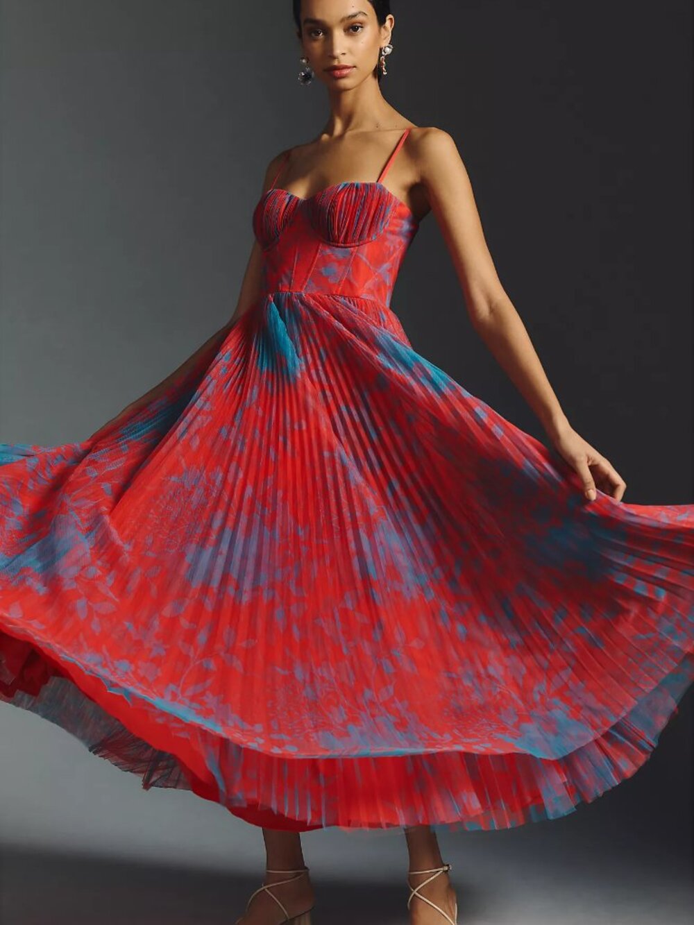Anthropologie Hutch Pleated Sweetheart Dress - Brand New With Tags, Size 14